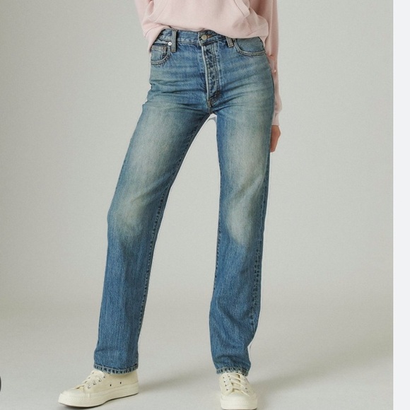 Lucky Brand 90s High Rise Jean - Picture 1 of 6